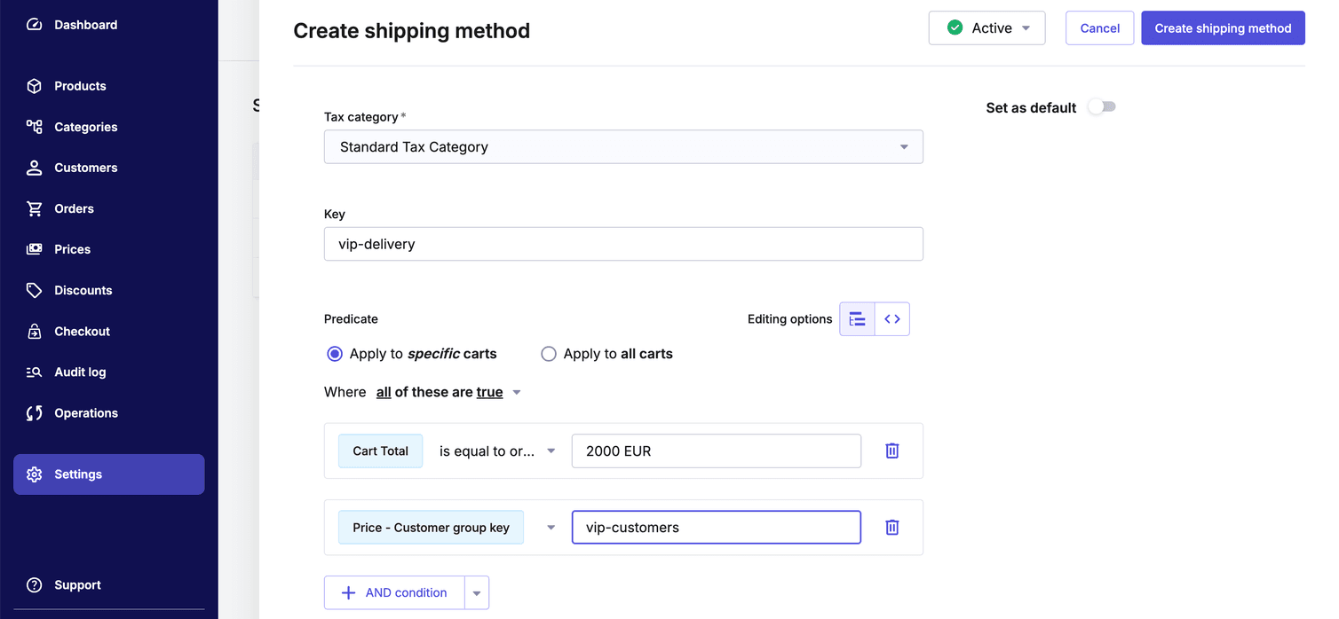 27 shipping method predicate builder